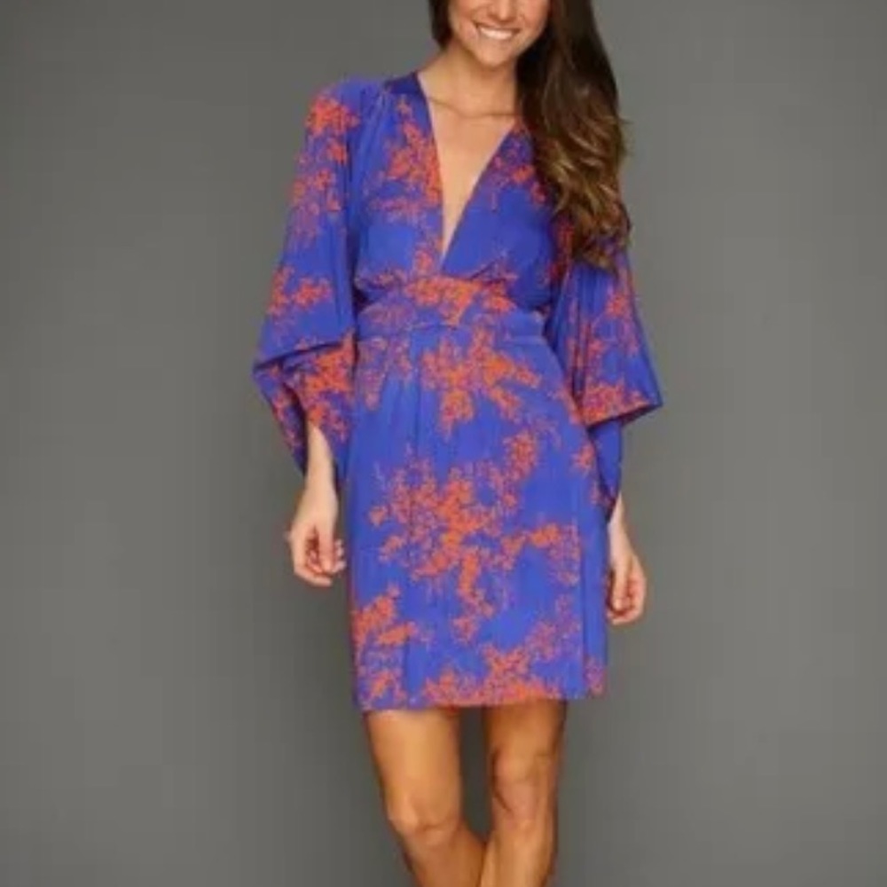 Kimono sleeve style knit dress size large